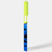 Groovyハワイアンサーファー1960sレトログラフィックライム Case-Mate iPhoneケース (裏面 / 右)