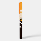 Groovyハワイアンサーファー1960sレトログラフィックレッド Case-Mate iPhoneケース (裏面 / 左)