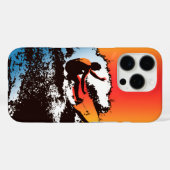 Groovyハワイアンサーファー1960sレトログラフィックレッド Case-Mate iPhoneケース (裏面 (横))