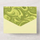 Groovyバチェロレッテすべて1つの招待状 オールインワン招待状 (裏面)