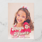 Groovyバラ金ゴールドバレンタインデーの写真カード 箔シーズンカード (正面)