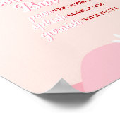 Groovyバレンタイン赤ちゃんシャワーマママオサバー ポスター (角)