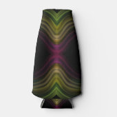 Groovyパタカラフルーンサイケデリック抽象芸術アート ボトルクーラー (正面)