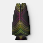 Groovyパタカラフルーンサイケデリック抽象芸術アート ボトルクーラー (裏面)