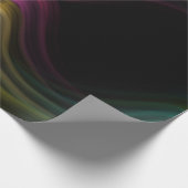 Groovyパタカラフルーンサイケデリック抽象芸術アート ラッピングペーパー (角)