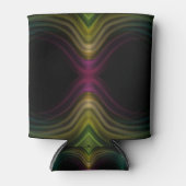 Groovyパタカラフルーンサイケデリック抽象芸術アート 缶クーラー (正面)