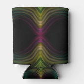 Groovyパタカラフルーンサイケデリック抽象芸術アート 缶クーラー (裏面)