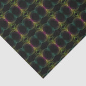 Groovyパタカラフルーンサイケデリック抽象芸術アート 薄葉紙 (詳細)