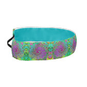 Groovyパープル抽象芸術レトロ液スワール アスレチックヘッドバンド (左)