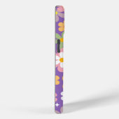 Groovyヒッピーデイジーパターンパープル Case-Mate iPhoneケース (裏面 / 右)