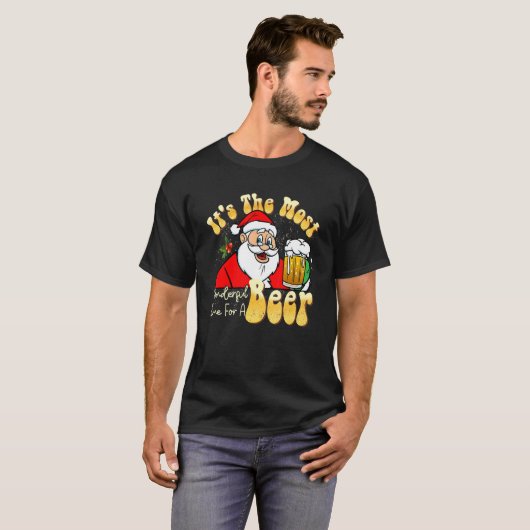 GroovyビールのChrにとって最も素晴らしい時間 Tシャツ (正面フル)