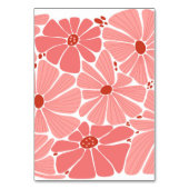 Groovyピモダンンクデイジー結婚ズ テーブルナンバー (裏面)