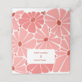 Groovyピモダンンクデイジー結婚ズ プレイスカード (外部開封)