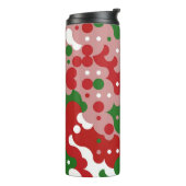 Groovyファンキーレトロモダンクリスマスパターン タンブラー (回転左)