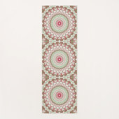 Groovyファンキー絞り染めクリスマスボホヒッパイマンダラ ヨガマット (正面)