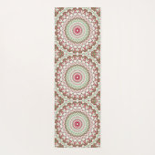 Groovyファンキー絞り染めクリスマスボホヒッパイマンダラ ヨガマット (裏面)