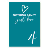 Groovyファンシーレトロ70sを愛す結婚るもの テーブルナンバー (正面)