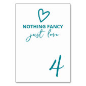 Groovyファンシーレトロ70sを愛す結婚るもの テーブルナンバー (裏面)