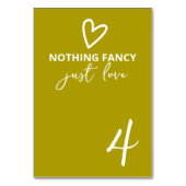 Groovyファンシーレトロ70sを愛す結婚るもの テーブルナンバー (正面)