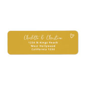 Groovyファンシーレトロ70sを愛す結婚るもの ラベル (正面)