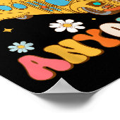 Groovyフィールドトリップ誰でもスクールバスドライバイエロー ポスター (角)