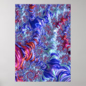 Groovyフラクタル ポスター (正面)