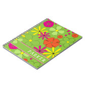 Groovyフラワーの個人名 ノートブック (左側)