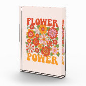 Groovyフラワーパワーグラフィック フォトブロック (右)