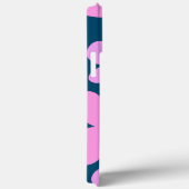 Groovyフラワーピンクのネオンパターン名 Case-Mate iPhoneケース (裏面 / 右)