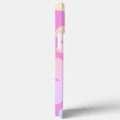 Groovyフラワーブライトオレンジパターン名ケース Case-Mate iPhoneケース (裏面 / 右)