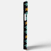 Groovyフラワーブラックパターン名 Case-Mate iPhoneケース (裏面 / 右)