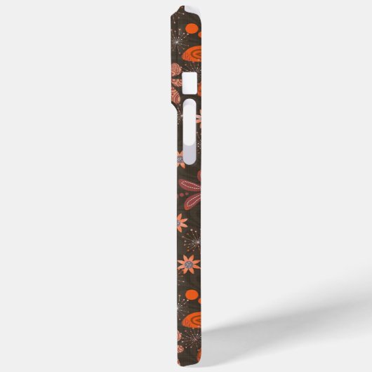 Groovyフローラチョコレートケース – メイトiPhoneケース Case-Mate iPhoneケース (裏面 / 左)