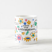 GroovyフローラナースレトロRN卒業ギフト彼女 コーヒーマグカップ (中央)