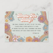 groovyフローラ70sの書籍のベビー招待の挿入 エンクロージャーカード (正面)