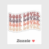 Groovyブックラバー消色数々のレトロビニール シール (シート)