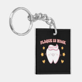 GroovyプラークはWack歯科衛生士 キーホルダー (正面左)