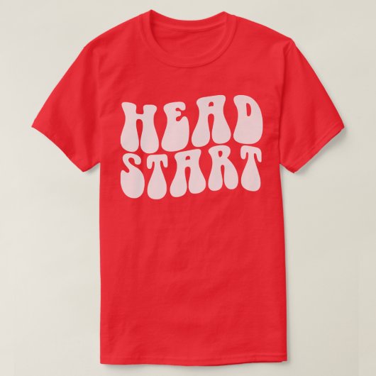 Groovyヘッドスタート新学期幼児期早期E Tシャツ (デザイン正面)