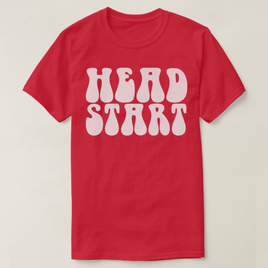 Groovyヘッドスタート新学期幼児期早期E Tシャツ (デザイン正面)