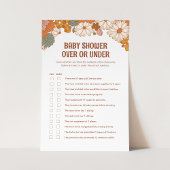 Groovyベビーの上または下のゲーム