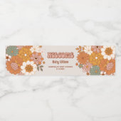 Groovyベビーウォーターボトルシール ペットボトルラベル (シングルラベル)