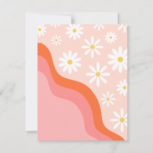 Groovyベビーシャワーサンキューカード | Groovyシャワー サンキューカード (裏面)