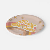 Groovyベビーシャワーパーティープレート ペーパープレート (アングル)