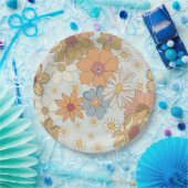 Groovyベビーシャワーレトロパーティープレート ペーパープレート (パーティー)