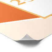 Groovyベビーレトロサンシャインベビーシャワー期日 ポスター (角)