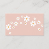 Groovyベビーレトロベビーシャワーブックベビー エンクロージャーカード (裏面)