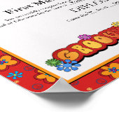 Groovyホームスクーラー卒業証書 ポスター (角)