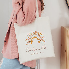 GROOVYボヘミアンレインボーブリーデスメイドトートバッグ トートバッグ