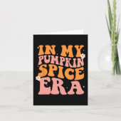 Groovyマイカボチャのスパイスエラカボチャのスパイス秋 カード (正面)