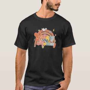 Groovyママレトロマッチングファミリーベビーシャワー脂肪 Tシャツ