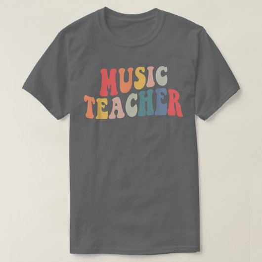 Groovyミュージック先生チーム先生新学期 Tシャツ (デザイン正面)